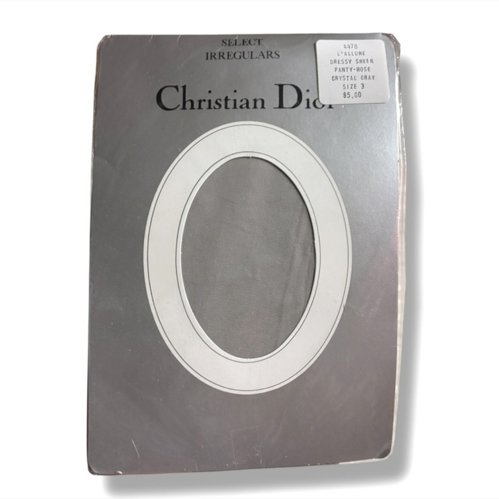 CHRISTIAN DIOR L’Allure Dressy Sheer Panty Hose Select Irregular VINTAGE